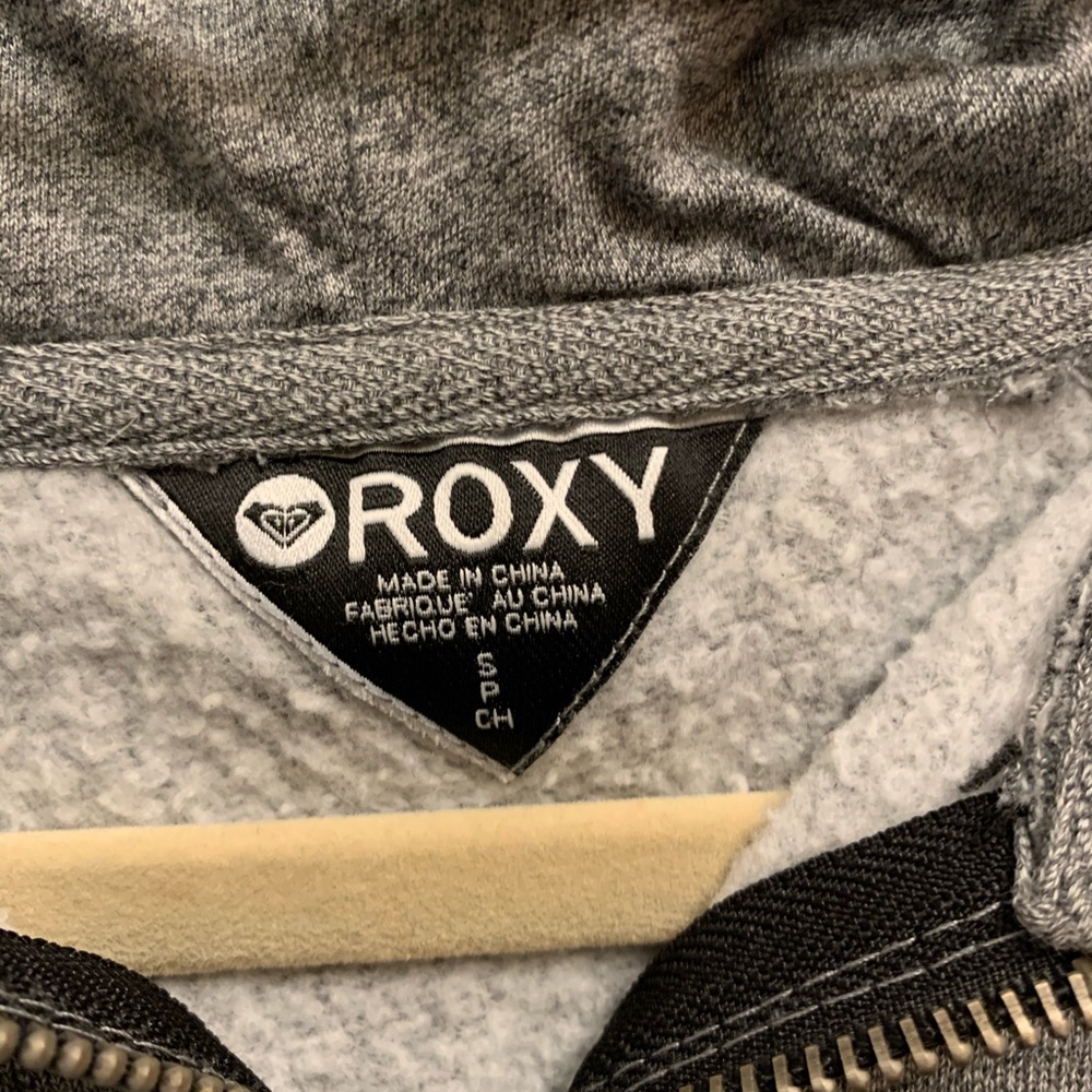 Grey Roxy Zip Up Jacket - Picture 2 of 5